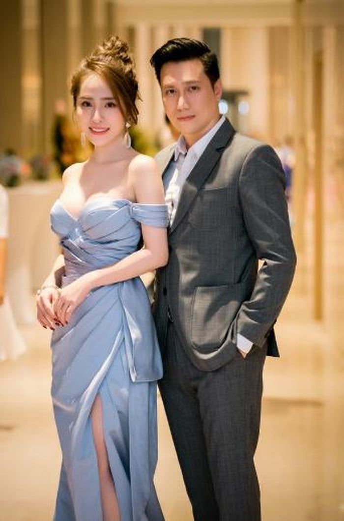 Diễn viên Quỳnh Nga và Việt Anh.