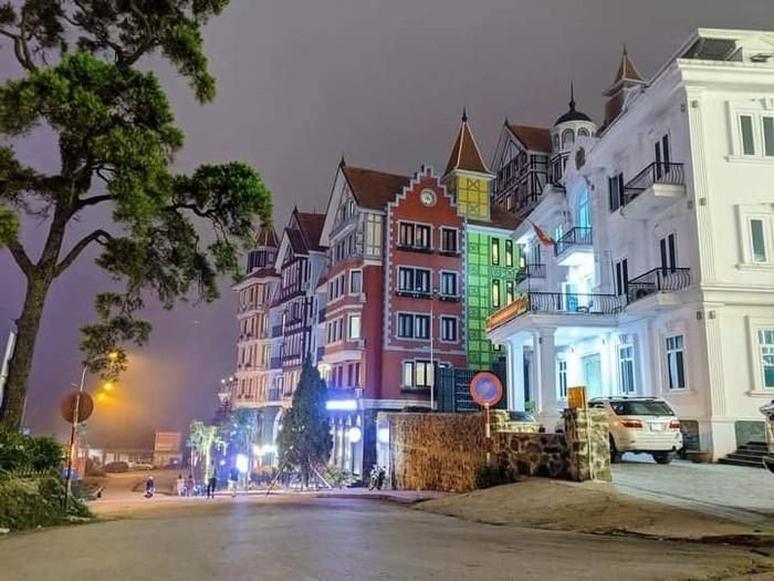 Khung cảnh Tam Đảo khi về đêm. Ảnh: Sưu tầm