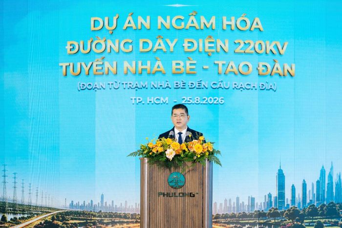 Ông Nguyễn Vũ Anh Tú – Tổng giám đốc Phú Long chia sẻ về quá trình triển khai và những nỗ lực đưa dự án về đích vượt tiến độ.