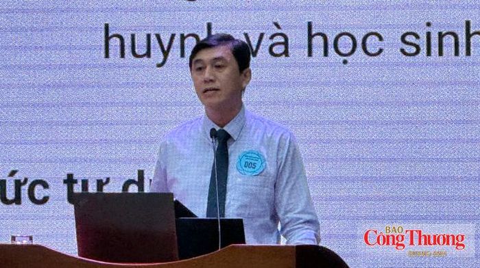 Ông Nguyễn Hồ Thiên Đăng - Hiệu trưởng Trường THPT Tam Phú.