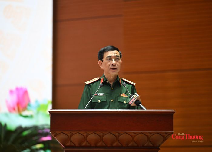 Đại tướng Phan Văn Giang khẳng định, khu vực biên giới là không gian sinh tồn, là chủ quyền thiêng liêng, bất khả xâm phạm.