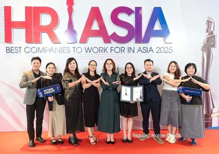 Home Credit được HR Asia vinh danh “Nơi làm việc tốt nhất châu Á” 5 năm liên tiếp.