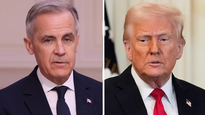 Thủ tướng Canada Mark Carney và Tổng thống Mỹ Donald Trump. Ảnh: The Hill.