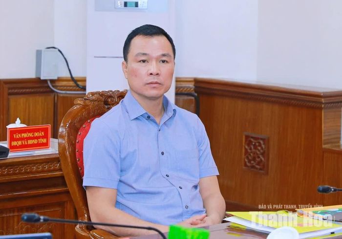 Chủ tịch UBND tỉnh Tô Anh Dũng dự hội nghị.