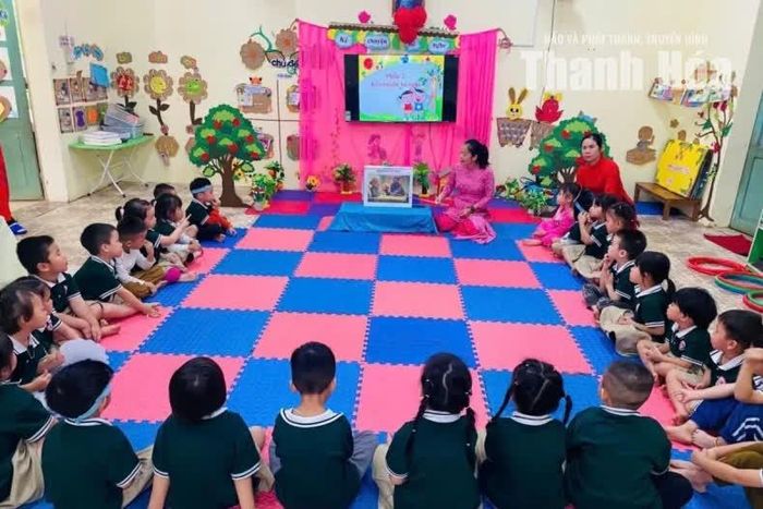 Sau sáp nhập, Trường Mầm non Quang Trung tiếp tục được duy trì các phân hiệu.