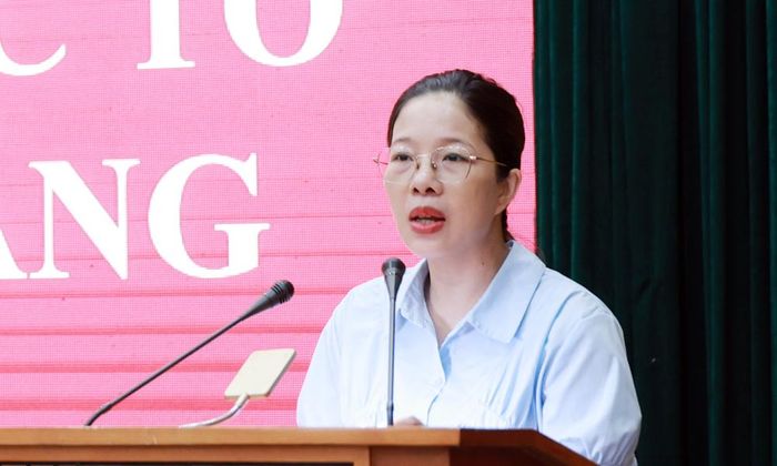 Báo cáo viên truyền đạt các nội dung.