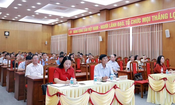 Đại biểu dự lớp tập huấn.