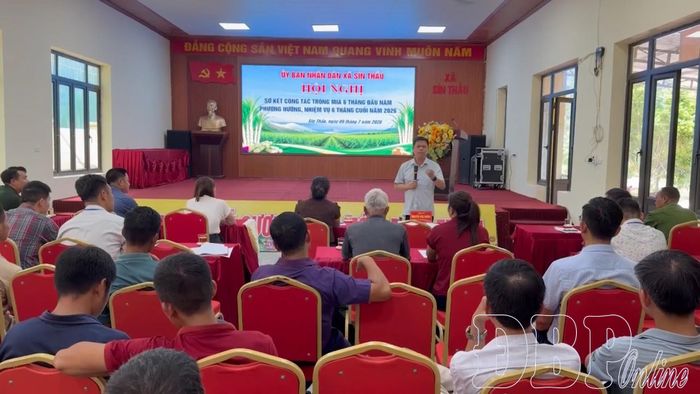 Xã Sín Thầu tổ chức sơ kết công tác trồng mía 6 tháng đầu năm 2026, bàn giải pháp tiếp tục nhân giống, mở rộng diện tích và xây dựng vùng nguyên liệu trong thời gian tới.