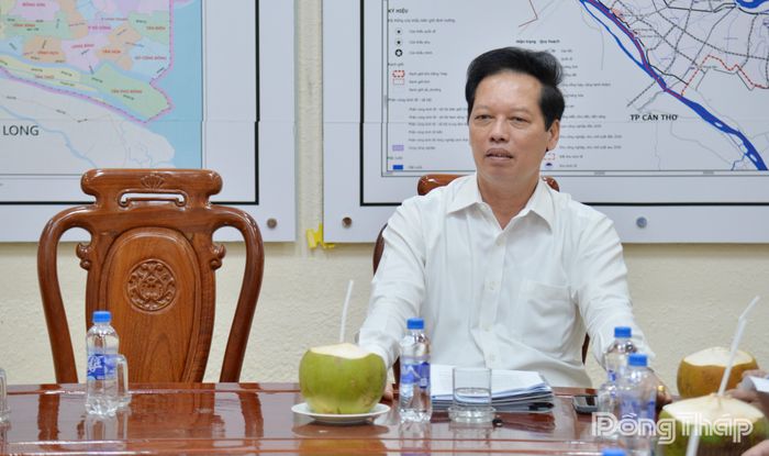 Đồng chí Nguyễn Thành Diệu phát biểu chỉ đạo hội nghị.