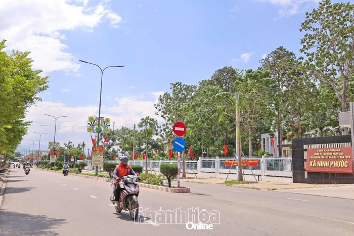 Một góc xã Ninh Phước.