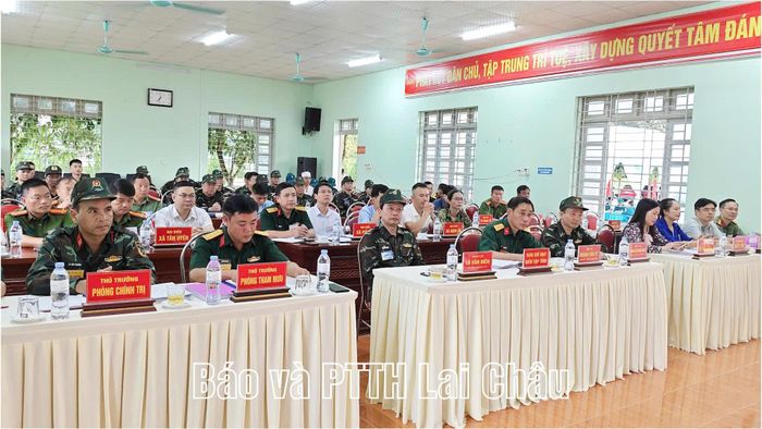 Các đại biểu dự diễn tập.