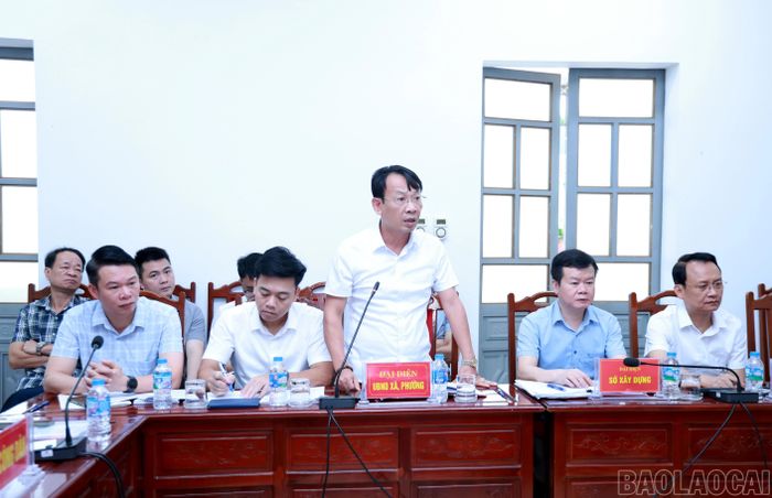Lãnh đạo UBND phường Văn Phú thông tin sự việc.