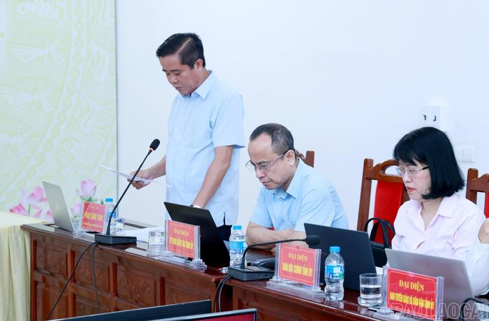 Lãnh đạo Ban Nội chính Tỉnh ủy thông tin về vụ việc.