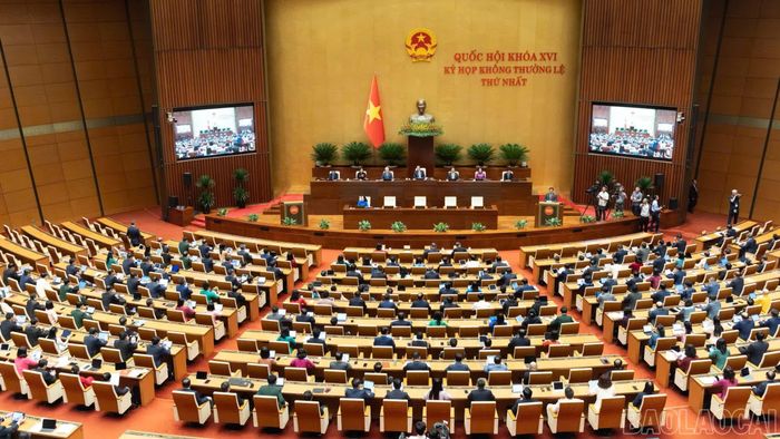 Quang cảnh phiên bế mạc Kỳ họp.