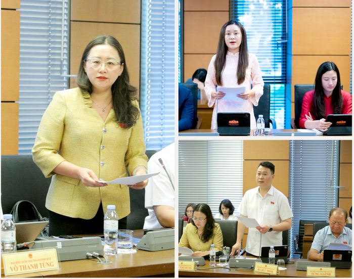 Đoàn đại biểu Quốc hội tỉnh Lào Cai có 33 lượt phát biểu tại các phiên thảo luận Tổ.