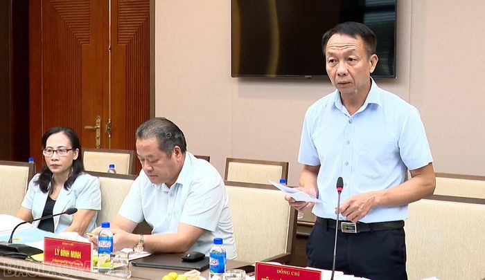 Phó Chủ tịch Thường trực HĐND tỉnh Vũ Quỳnh Khánh phát biểu kết luận buổi giám sát.