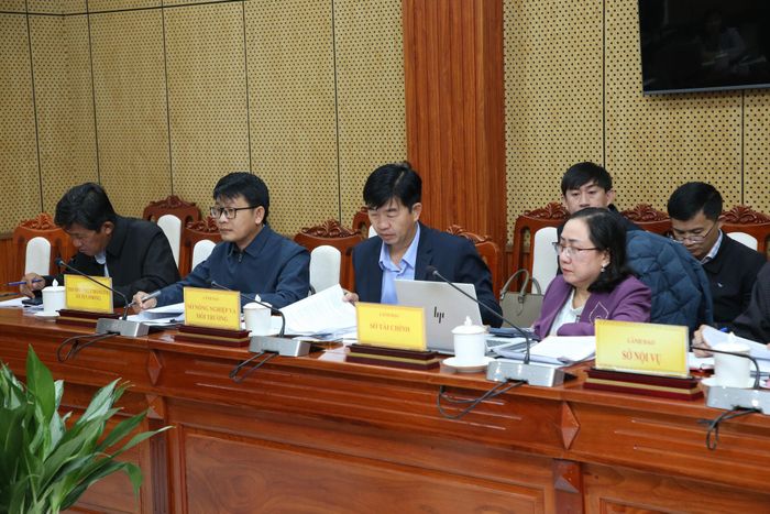 Các đại biểu tham dự buổi tiếp công dân