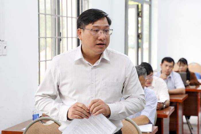 Chủ tịch UBND xã Tuy Đức Trần Văn Sĩ kiến nghị một số nội dung