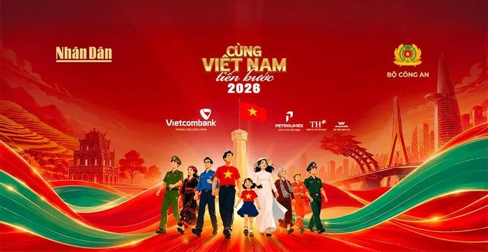 Giao diện trang chủ Cổng đăng ký và ghi nhận thành tích trực tuyến của chương trình tại địa chỉ cungvietnamtienbuoc.nhandan.vn