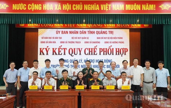 Quang cảnh buổi ký kết - Ảnh: Nh.V
