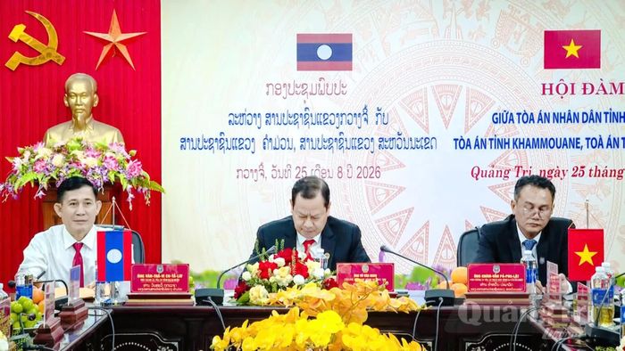 Các đại biểu tham dự buổi hội đàm - Ảnh: Thùy Trang