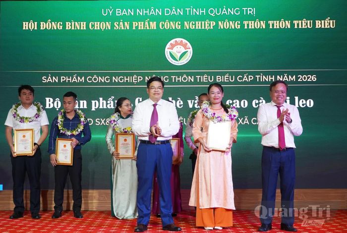 Năm 2026, toàn tỉnh có 38 sản phẩm, bộ sản phẩm được công nhận sản phẩm công nghiệp nông thôn tiêu biểu - Ảnh: X.P