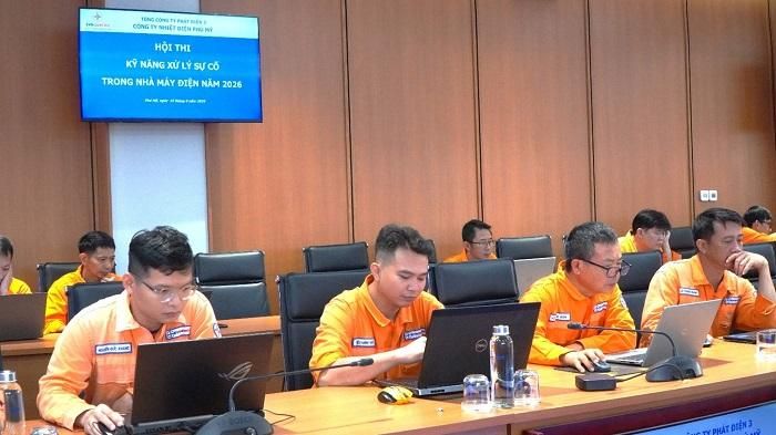 Vòng 1 tất cả các vận hành viên thi trắc nghiệm trên phần mềm E-learning.