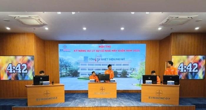 Vòng 2 các ca vận hành thi mô phỏng tình huống thực tế.