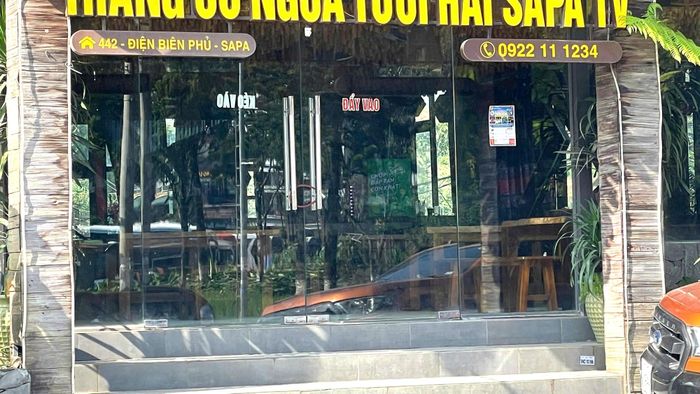 Nhà hàng thắng cố ngựa ở phường Sa Pa hiện đã đóng cửa.