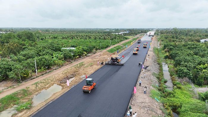 Cao tốc Cao Lãnh - An Hữu đang vào chặng nước rút.