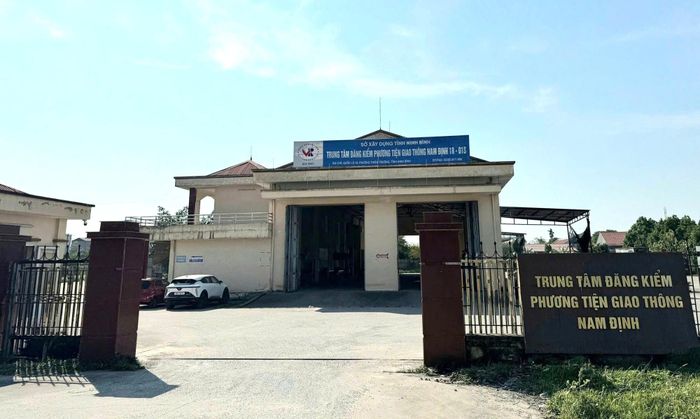 Trung tâm Đăng kiểm phương tiện giao thông Nam Định, tỉnh Ninh Bình.