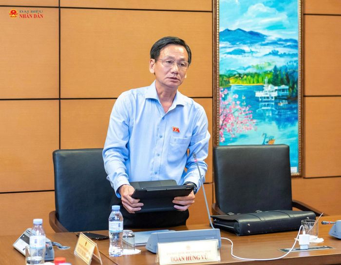 ĐBQH Đoàn Hùng Vũ (Đồng Tháp). Ảnh: Mạnh Hưng