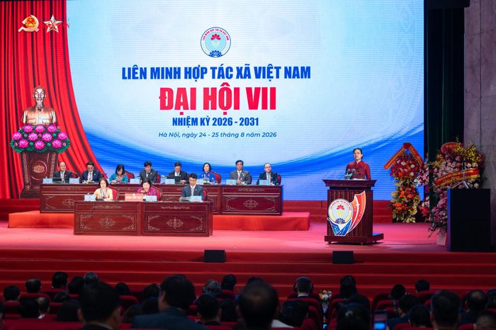 Phó Chủ tịch kiêm Tổng Thư ký Ủy ban Trung ương MTTQ Việt Nam Hà Thị Nga phát biểu