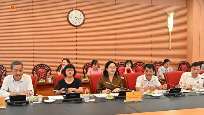 Đại diện cơ quan soạn thảo dự án Luật tại phiên họp