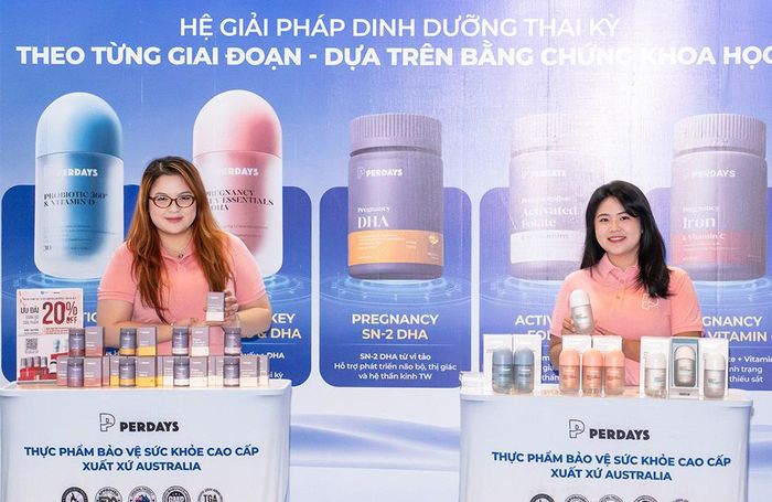 Gian hàng của Thương hiệu Perdays tại Diễn đàn Phát triển Y tế Tư nhân 2026 lần thứ II