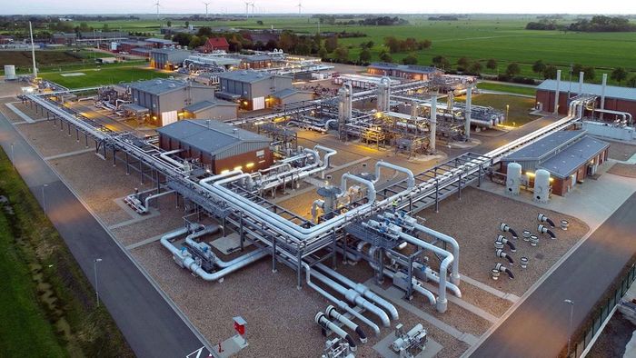Một cơ sở lưu trữ khí đốt dưới lòng đất ở Đức. Ảnh: Gazprom