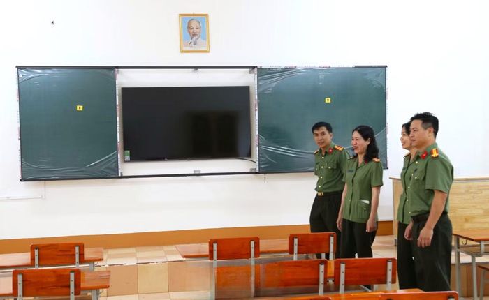 Cơ sở vật chất tại Trường Văn hoá CAND II đã sẵn sàng chào đón các em học sinh.