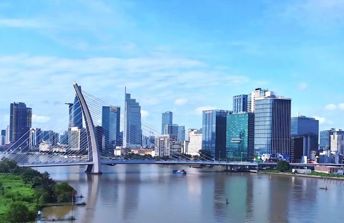 Một góc trung tâm TP Hồ Chí MInh.