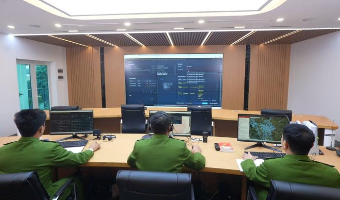 Thông tin cơ sở hiển thị trên bản đồ số. Ảnh: Tổng công ty GTEL