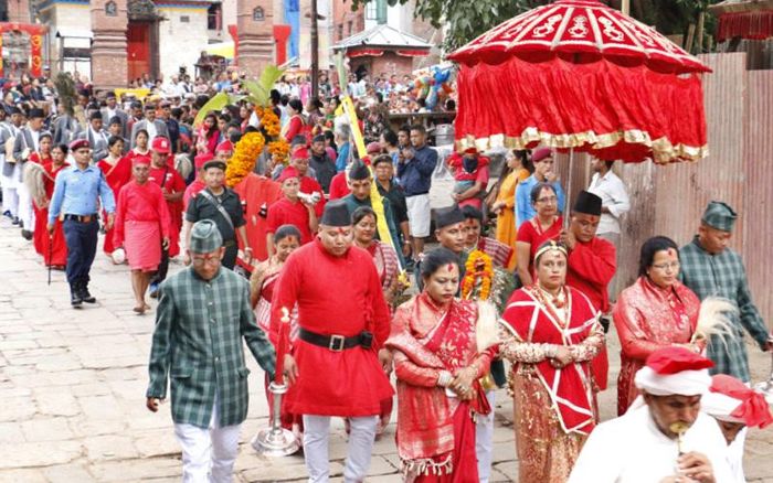 Dashain là lễ hội linh thiêng nhất của Nepal, năm 2026 lễ hội dự kiến khai mạc ngày 11/10. Ảnh: himalayanst
