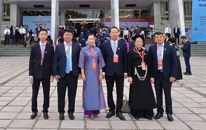 Đoàn đại biểu Cao Bằng tham dự Đại hội.