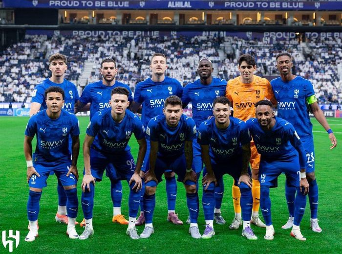 Al-Hilal đại diện của Saudi Pro League cũng xếp top ba trong danh sách