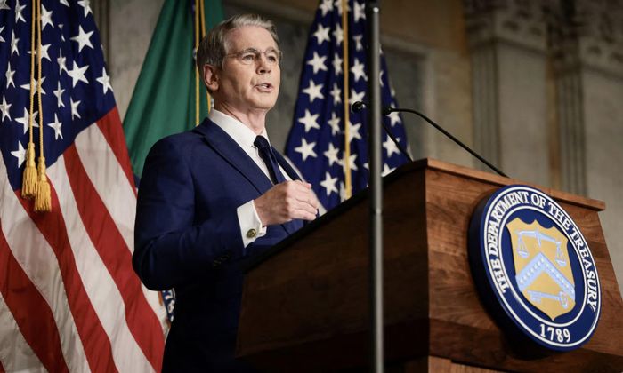 Bộ trưởng Tài chính Mỹ Scott Bessent - Ảnh: Reuters