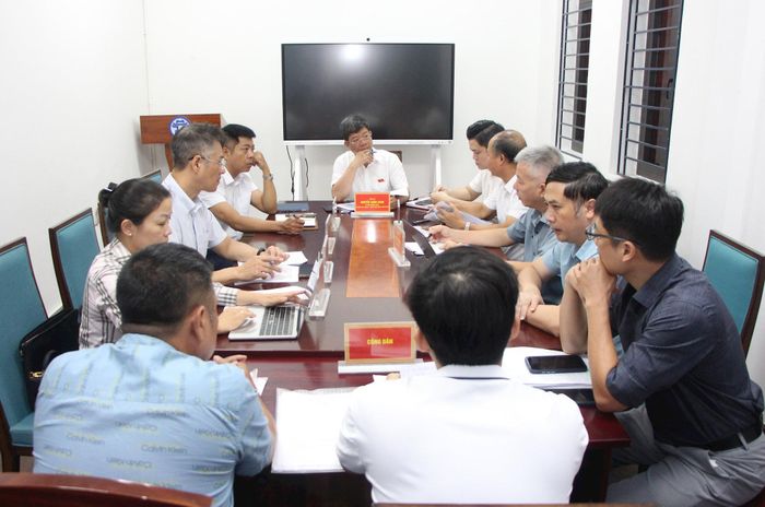 Quang cảnh buổi tiếp công dân. Ảnh: MH