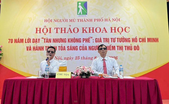 Các đại biểu chủ trì phiên thảo luận. Ảnh: Mai Hoa