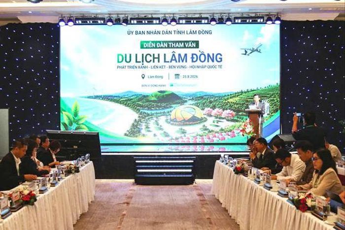 Quảng cảnh Diễn đàn tham vấn các giải pháp phát triển du lịch tỉnh Lâm Đồng giai đoạn 2026 - 2030, tầm nhìn đến năm 2040. Ảnh: PV