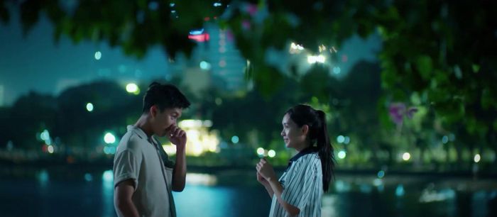 Khánh và Phương chính thức yêu nhau. Ảnh VTV