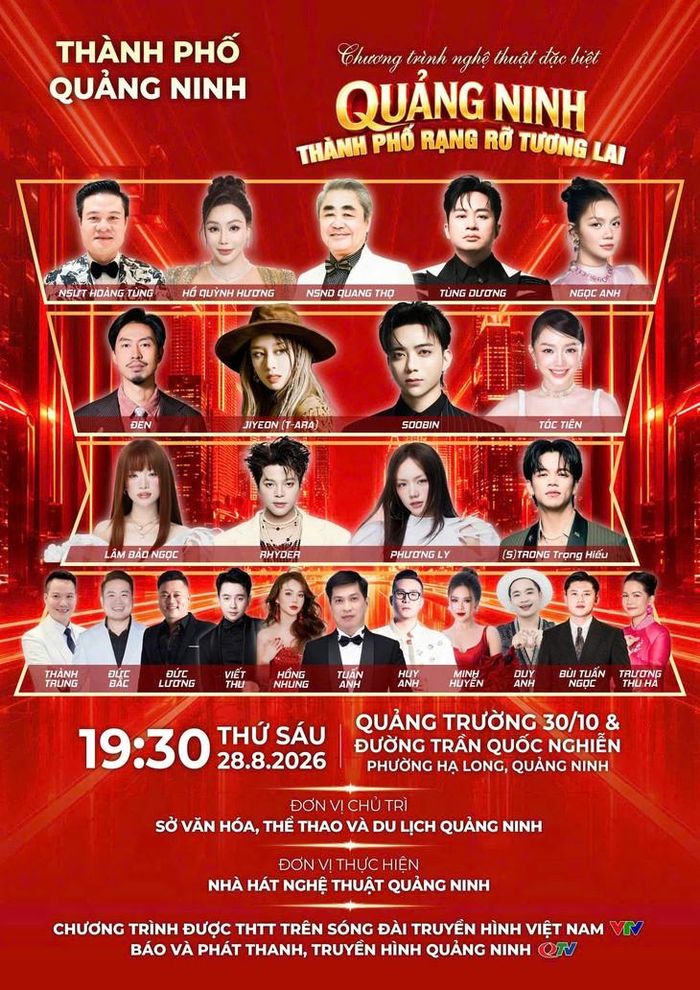 Chương trình nghệ thuật đặc biệt “Quảng Ninh - Thành phố rạng rỡ tương lai”.