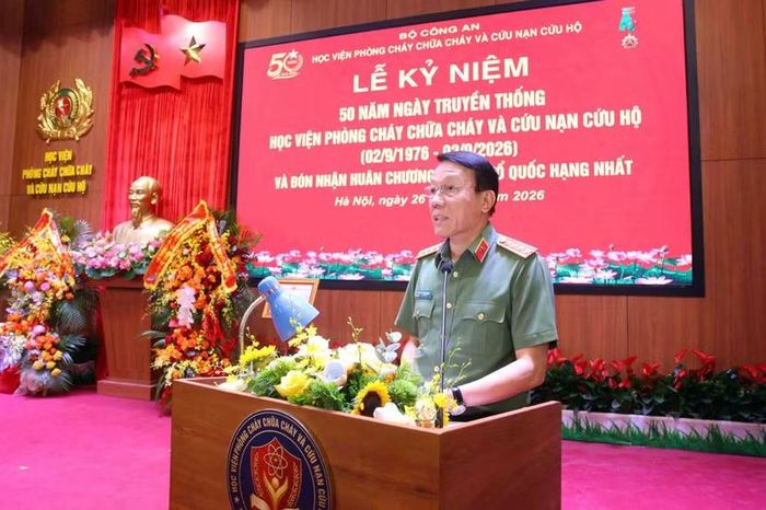 Đại tướng Lương Tam Quang, Bộ trưởng Bộ Công an phát biểu chỉ đạo tại buổi lễ