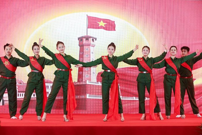 Chương trình nghệ thuật đặc sắc tại Đại hội. Ảnh: Quang Vinh